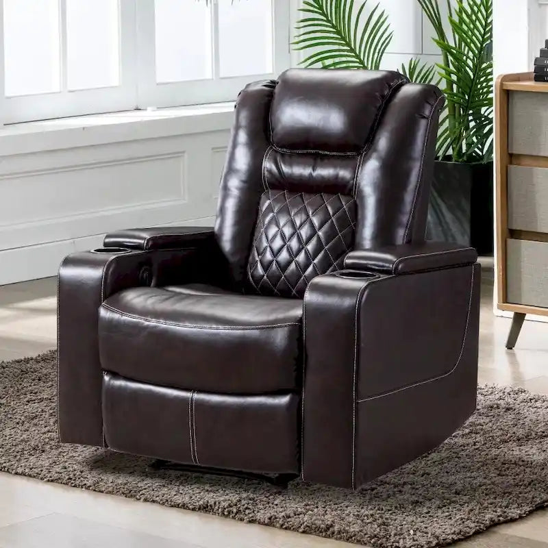 Fauteuil inclinable électrique multifonction Ebello pour home cinéma-28