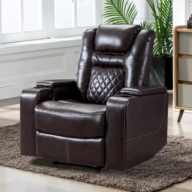 Fauteuil inclinable électrique multifonction Ebello pour home cinéma-2