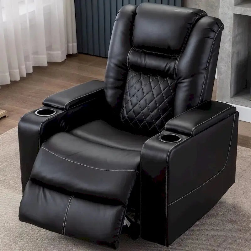 Fauteuil inclinable électrique multifonction Ebello pour home cinéma-4