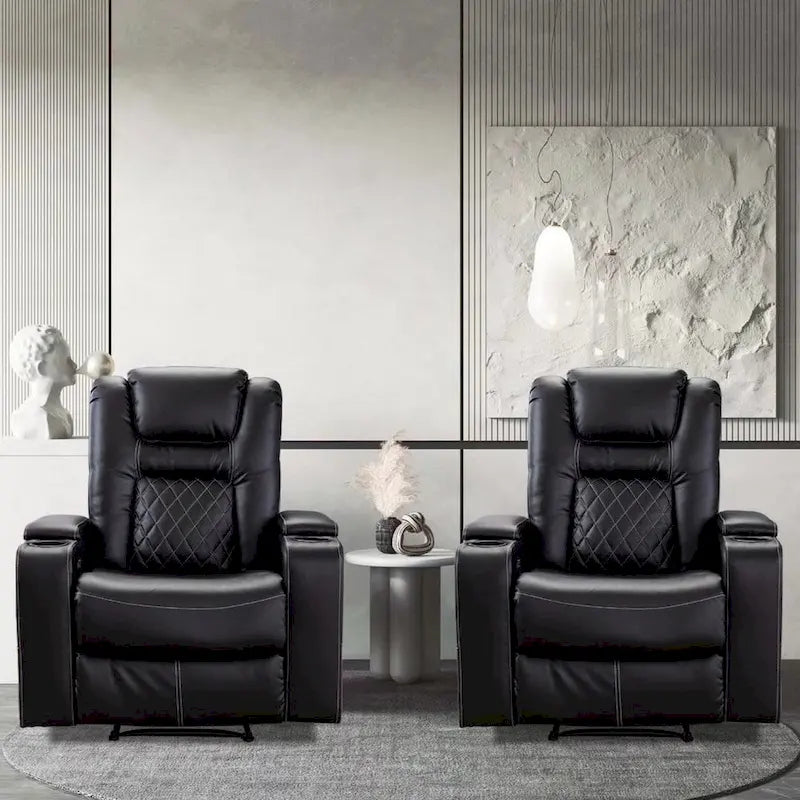 Fauteuil inclinable électrique multifonction Ebello pour home cinéma-12