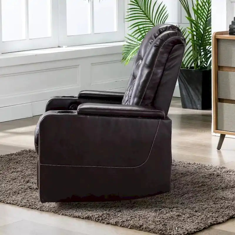Fauteuil inclinable électrique multifonction Ebello pour home cinéma-16