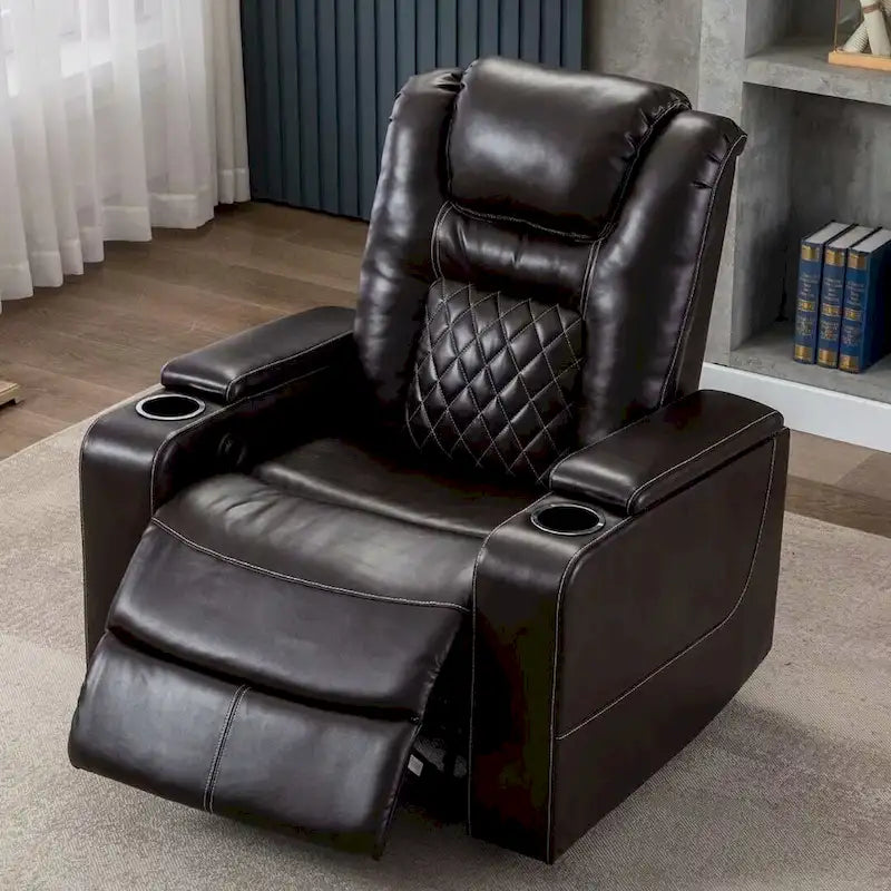 Fauteuil inclinable électrique multifonction Ebello pour home cinéma-19