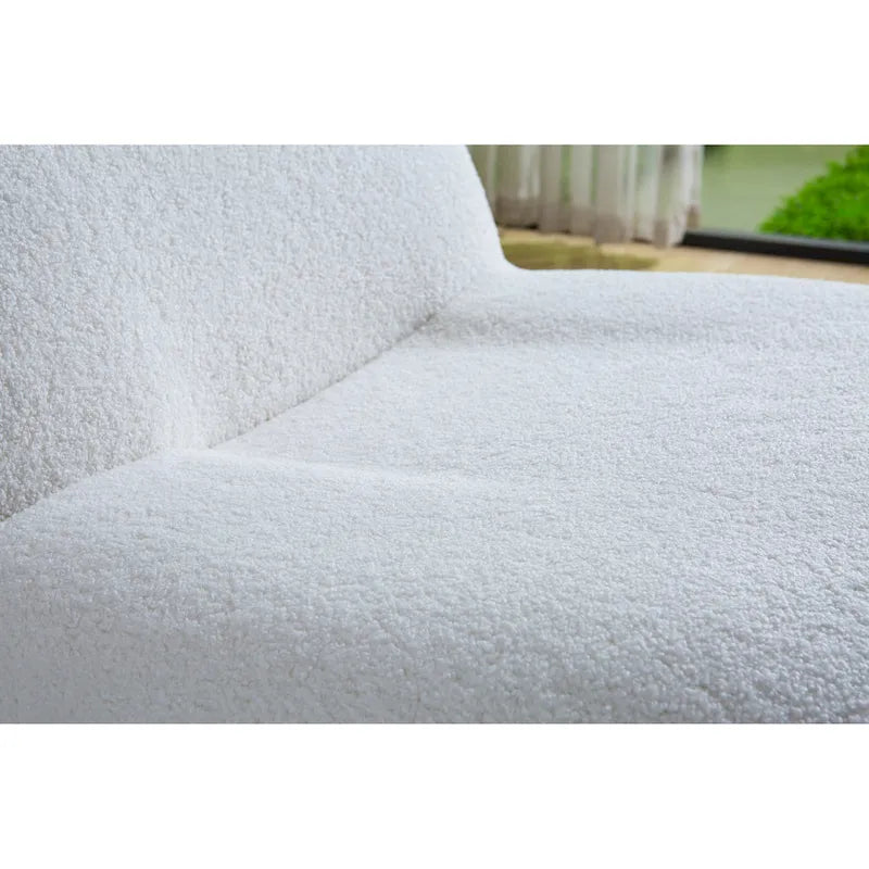 Fauteuil pivotant moderne en velours-19