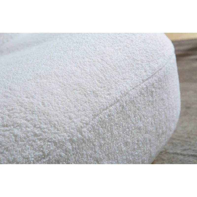 Fauteuil pivotant moderne en velours-22