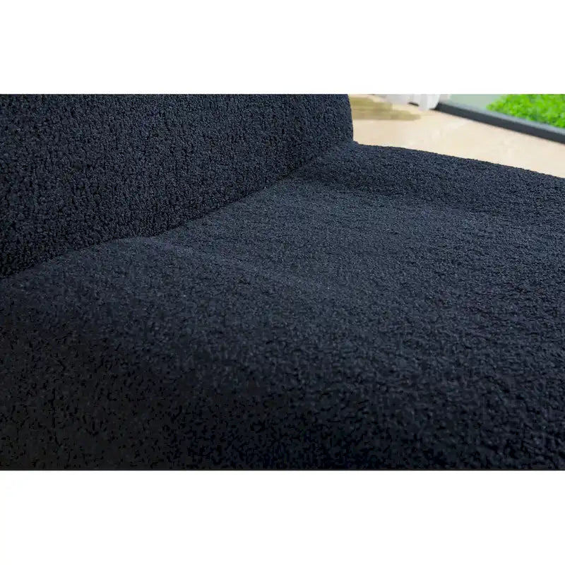 Fauteuil pivotant moderne en velours-25