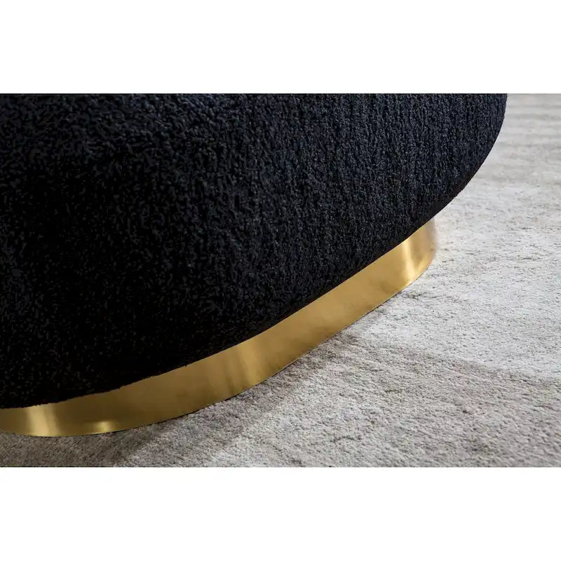 Fauteuil pivotant moderne en velours-27