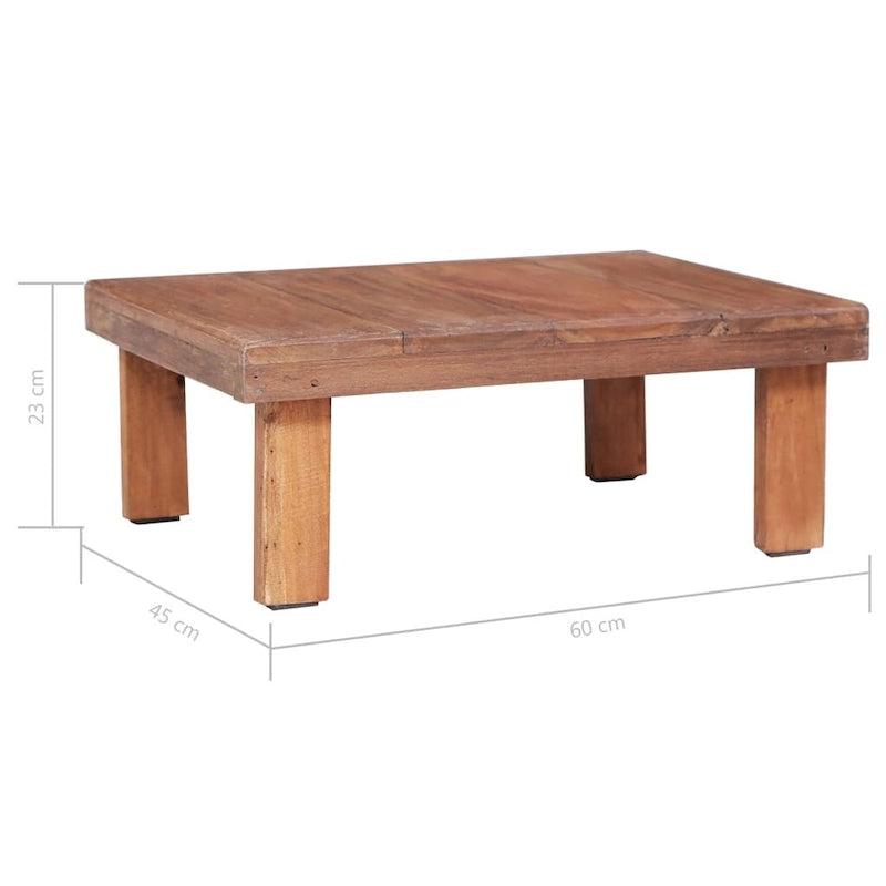 Table basse vidaXL en bois massif recyclé-3