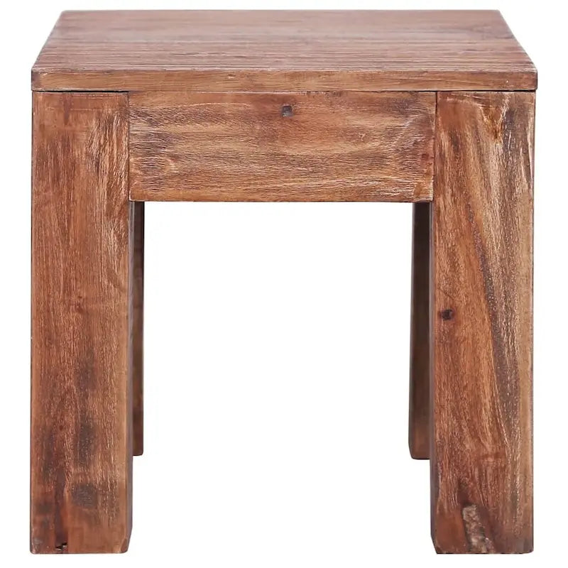 Table basse vidaXL en bois massif recyclé-8