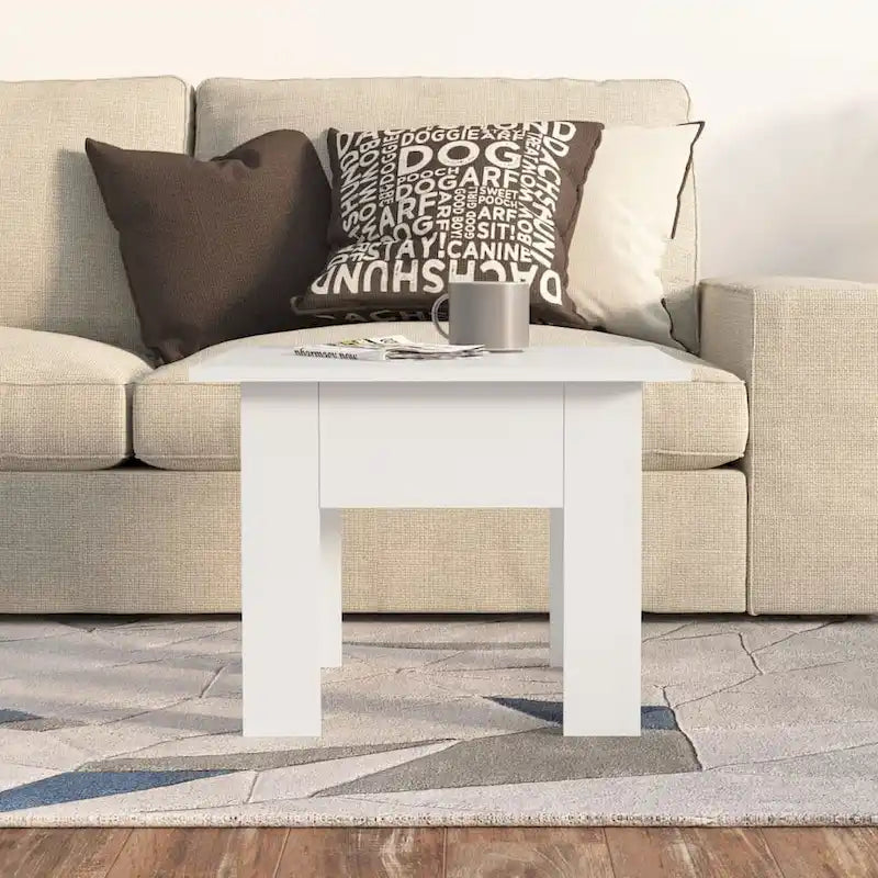 Table basse vidaXL, table d'appoint, table de canapé, mobilier de salon en bois composite-3