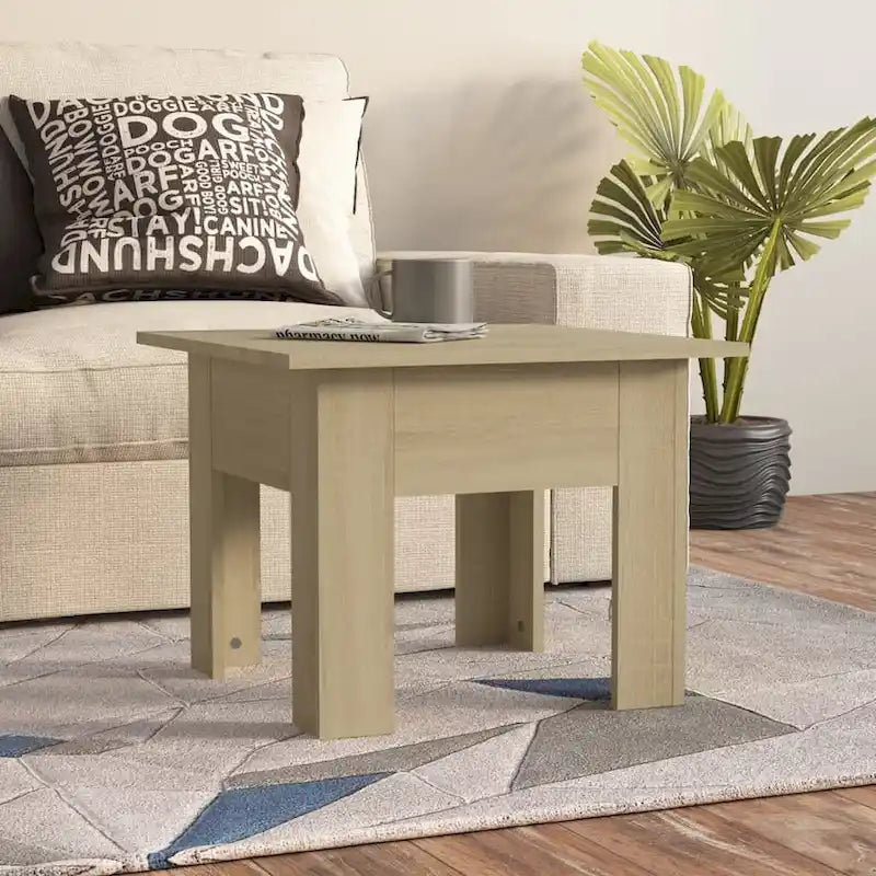 Table basse vidaXL, table d'appoint, table de canapé, mobilier de salon en bois composite-12