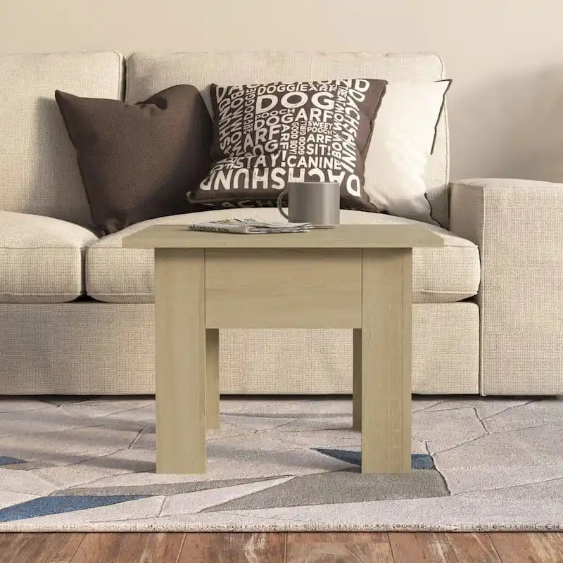 Table basse vidaXL, table d'appoint, table de canapé, mobilier de salon en bois composite-14