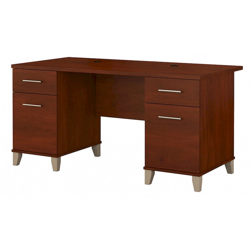 Bureau d'ordinateur Bush Furniture Somerset 60W avec tiroirs-3