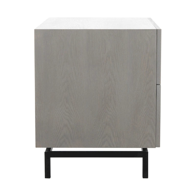 Armoire de rangement SAFAVIEH Shirleyann, marron foncé/noir - 70 x 44 x 55 cm (28 po L x 18 po P x 22 po H)-11