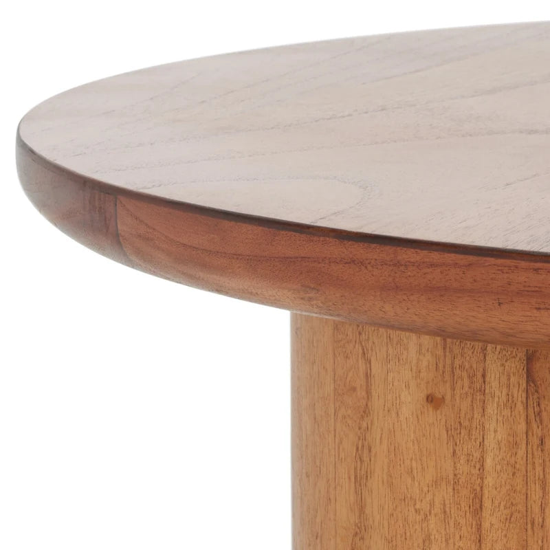 Table basse ronde SAFAVIEH Heivi à 3 pieds - 40 cm L x 40 cm P x 18 cm H-8