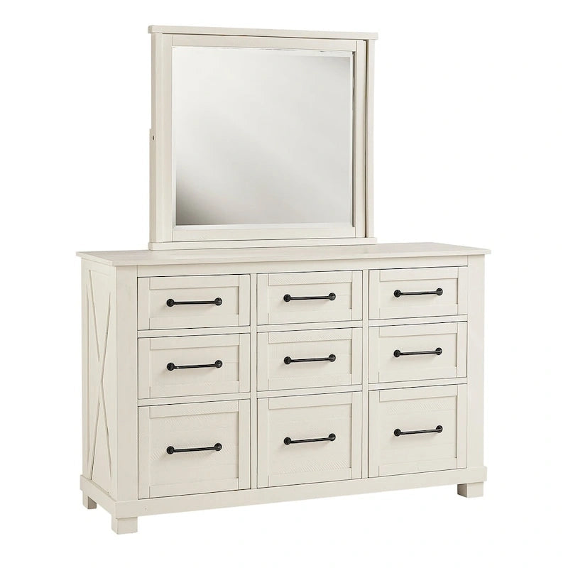 Collection de chambre à coucher Simply Solid Shanna en bois massif, 6 pièces avec rangement-15