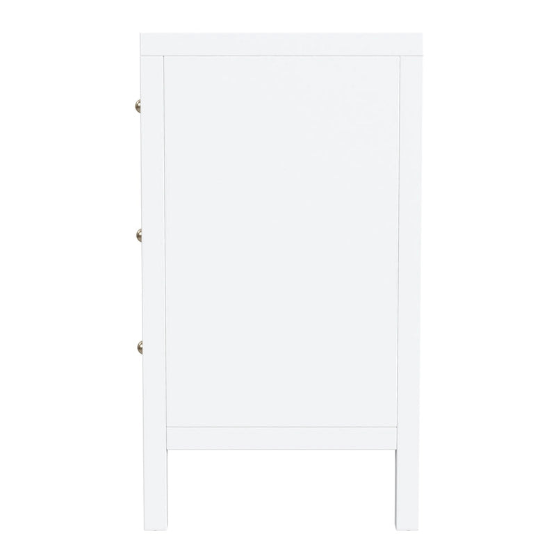 Commode large en bois Nora à 6 tiroirs-8