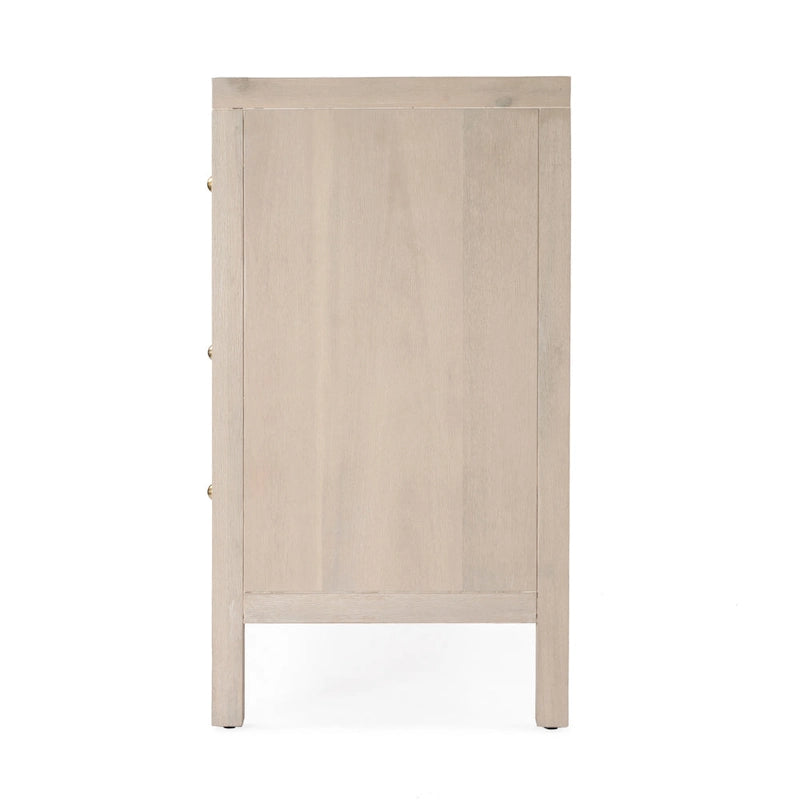 Commode large en bois Nora à 6 tiroirs-20
