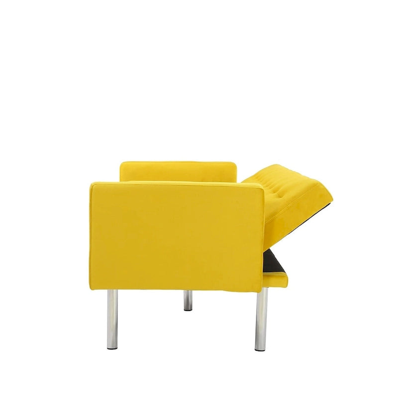 Canapé-lit futon, canapé-lit futon convertible, canapé-lit deux places, méridienne pour salon, appartement, bureau-9