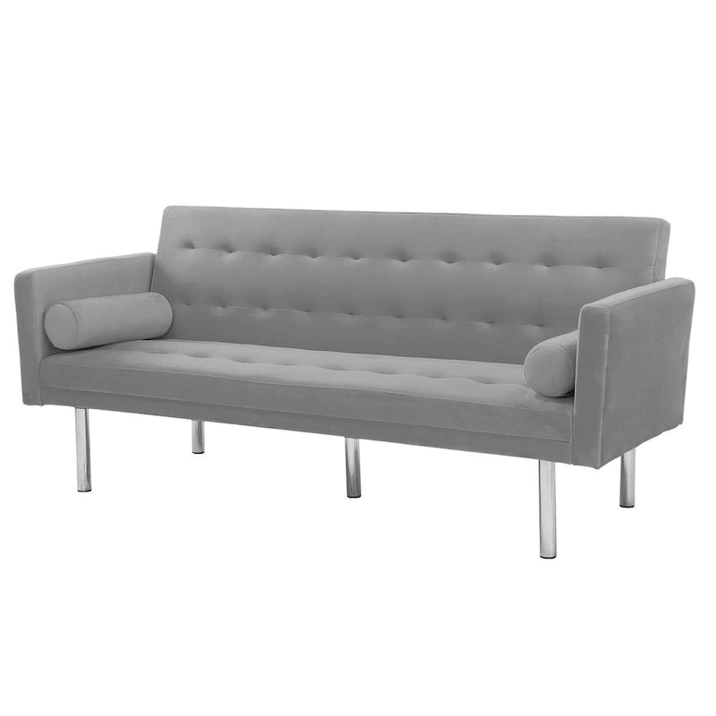Canapé-lit futon, canapé-lit futon convertible, canapé-lit deux places, méridienne pour salon, appartement, bureau-16