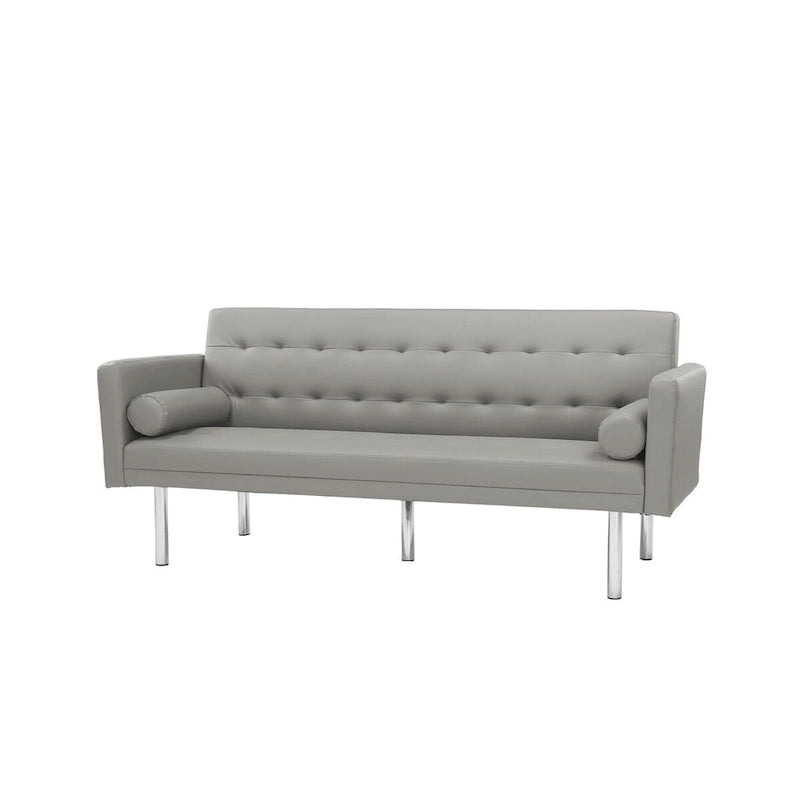 Canapé-lit futon, canapé-lit futon convertible, canapé-lit deux places, méridienne pour salon, appartement, bureau-26