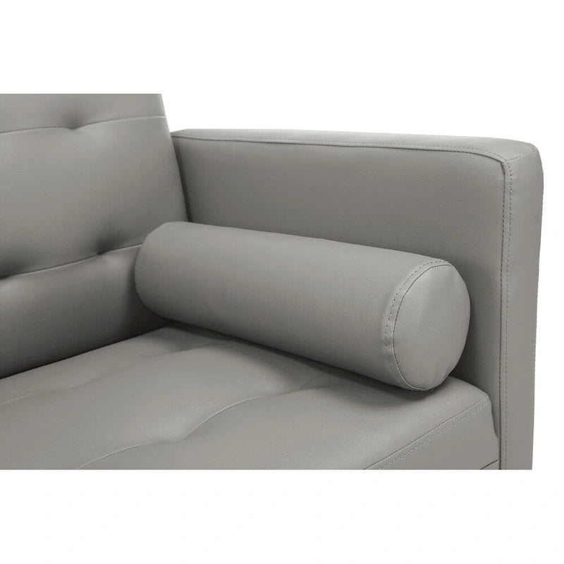 Canapé-lit futon, canapé-lit futon convertible, canapé-lit deux places, méridienne pour salon, appartement, bureau-29