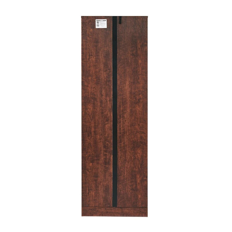 Armoire de rangement haute à 8 portes et 4 étagères, meuble de rangement mural pour salon, cuisine, bureau, chambre, salle de bain-6