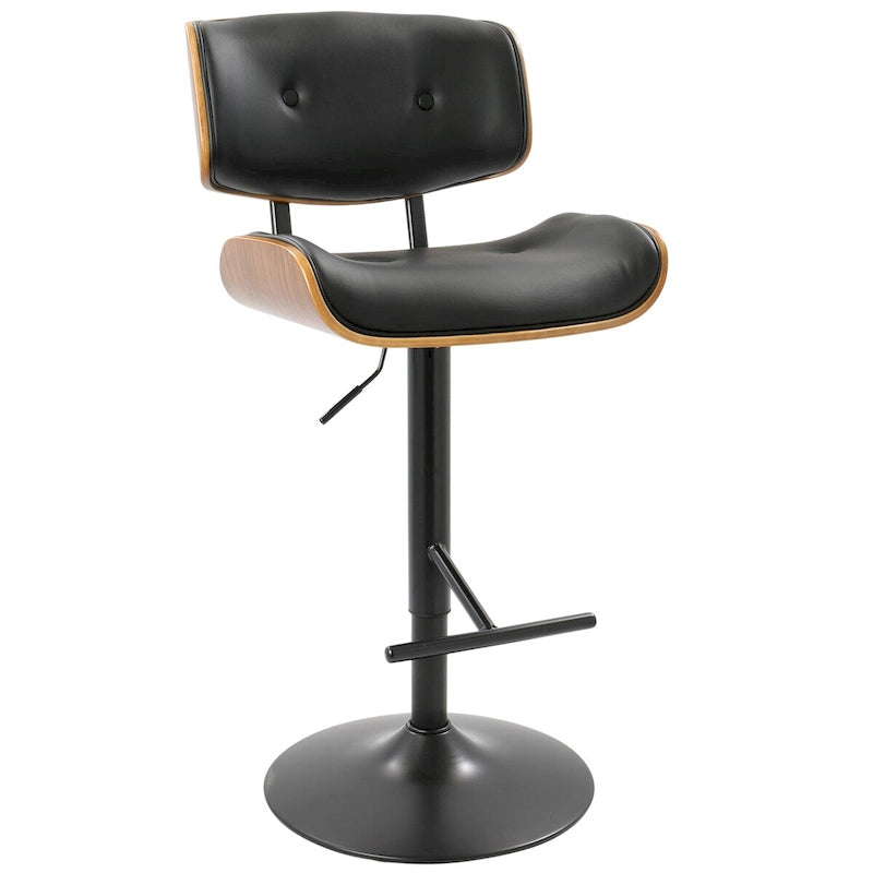 Tabouret de bar réglable Carson Carrington Leksand avec repose-pieds droit en T (lot de 3)-4