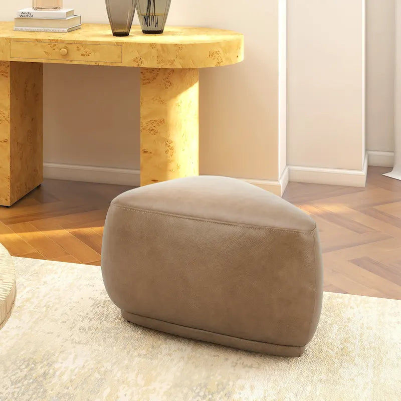 Pouf cocktail triangulaire arrondi Pebble 26-13