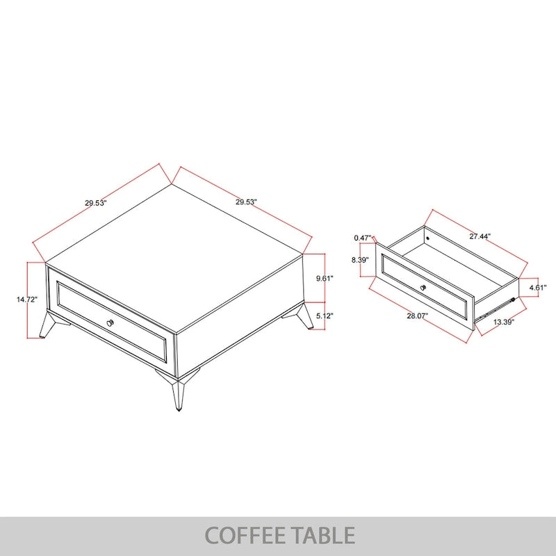 Table basse contemporaine CraftPorch-13
