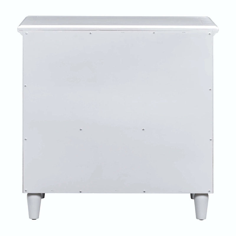 Table de chevet à 3 tiroirs avec meuble de rangement en bois-14