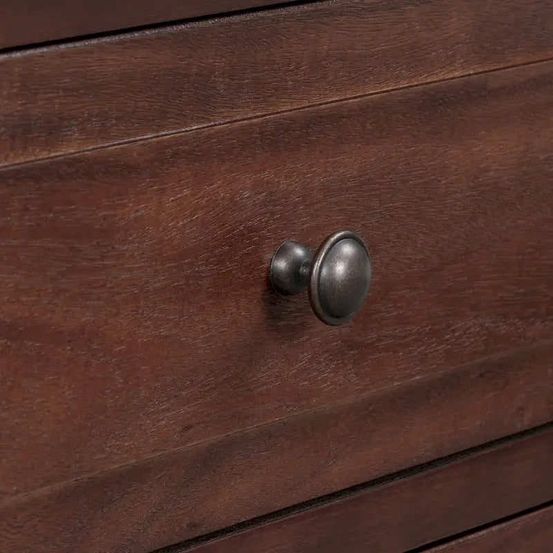 Table de chevet à 3 tiroirs avec meuble de rangement en bois-24