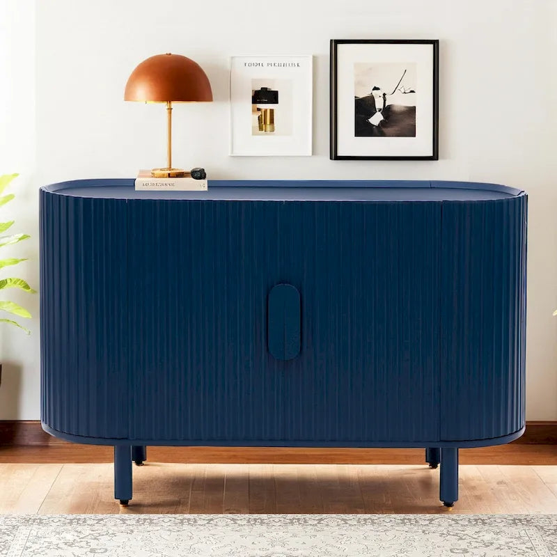 Buffet léger et luxueux avec étagères réglables et grand espace de rangement-35