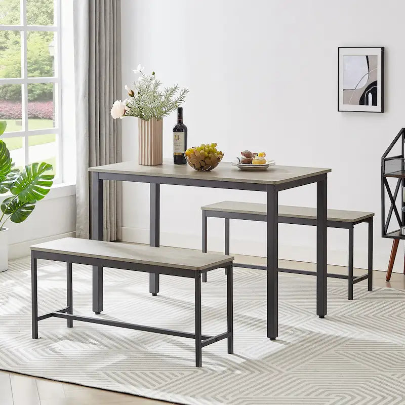 Ensemble table et comptoir de salle à manger pour cuisine-3