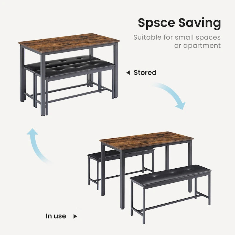 Ensemble table et comptoir de salle à manger pour cuisine-12