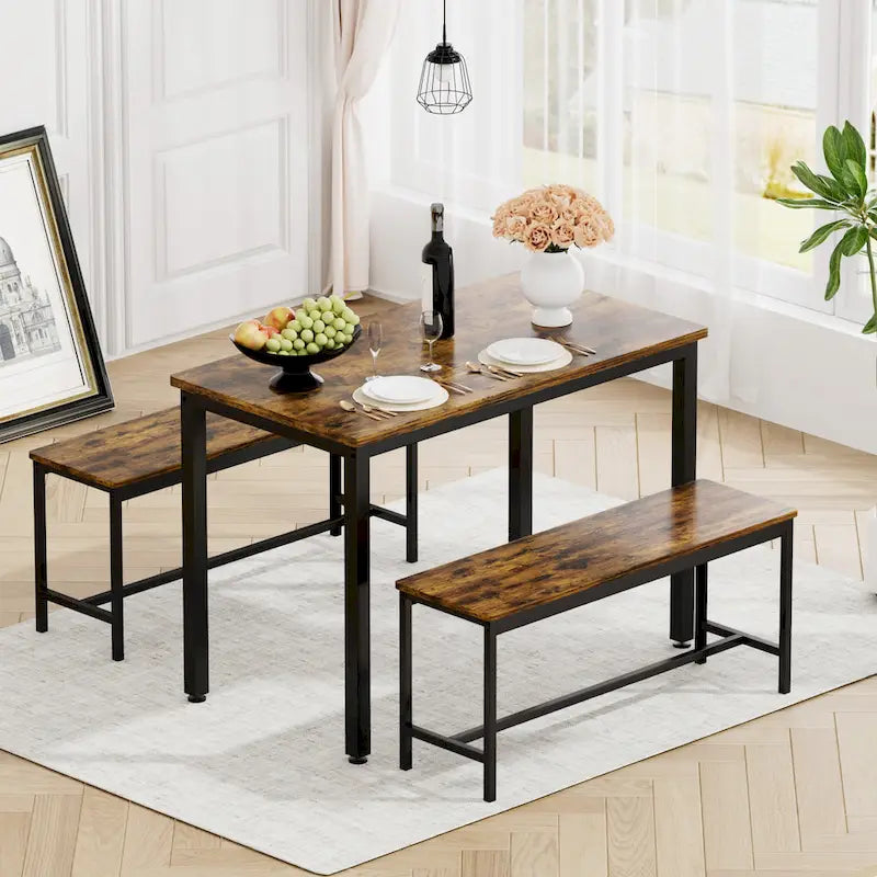 Ensemble table et comptoir de salle à manger pour cuisine-20