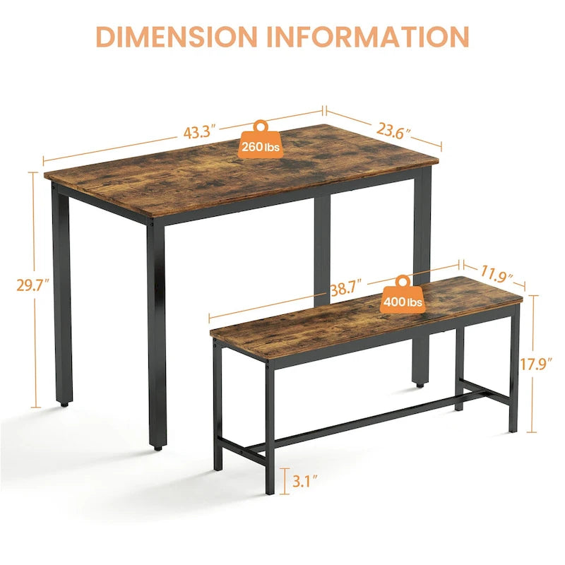 Ensemble table et comptoir de salle à manger pour cuisine-23