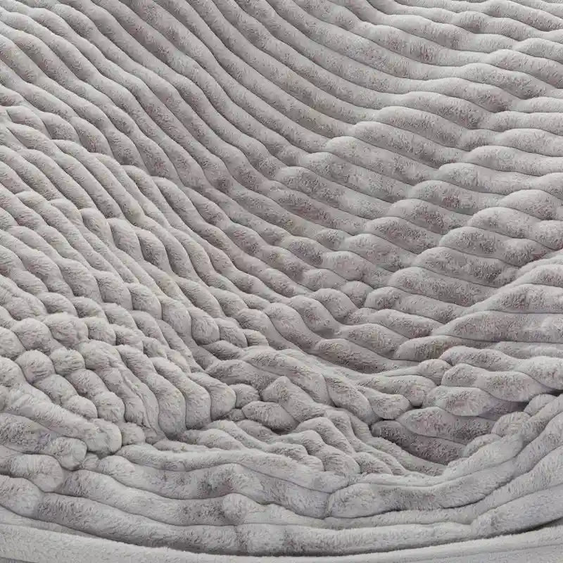 Pouf en mousse et fausse fourrure Sealy Kade de 1,8 m-9