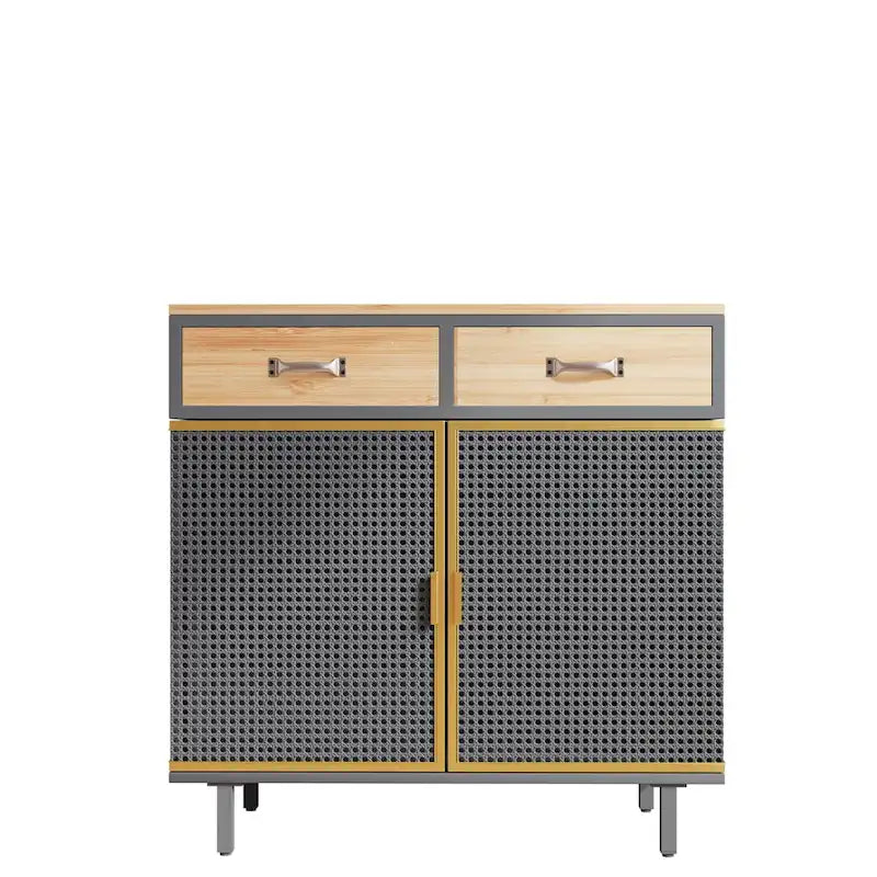 Buffet moderne avec tiroirs supérieurs, meuble de rangement indépendant-5