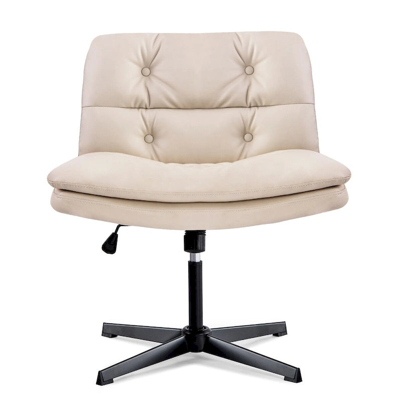 Chaise de bureau sans accoudoirs, grande taille et sans roulettes-8