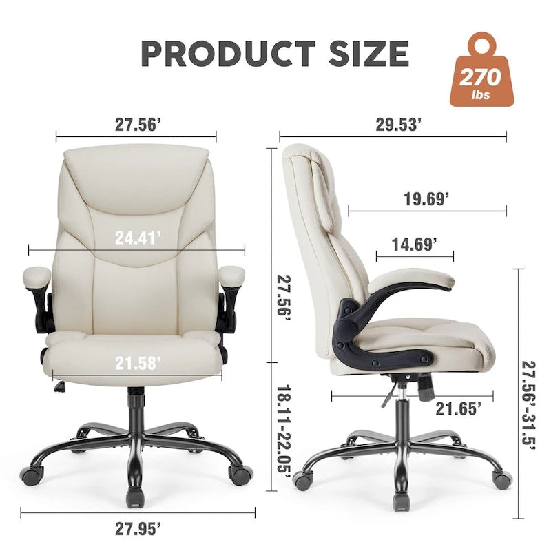 Chaise de bureau ergonomique réglable avec accoudoirs relevables-9