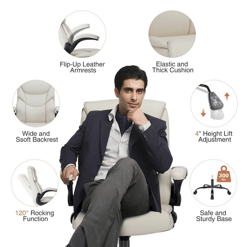 Chaise de bureau ergonomique réglable avec accoudoirs relevables-12