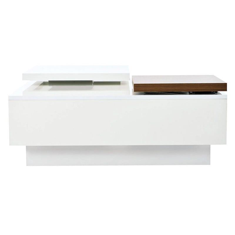 Table basse carrée moderne en bois-21