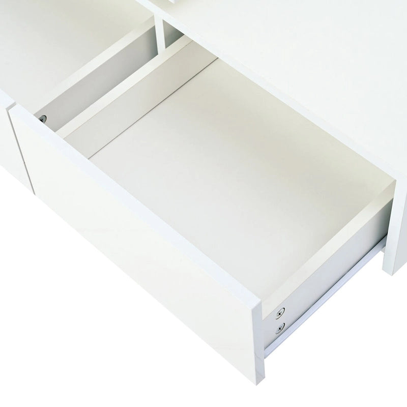 Table basse carrée moderne en bois-27
