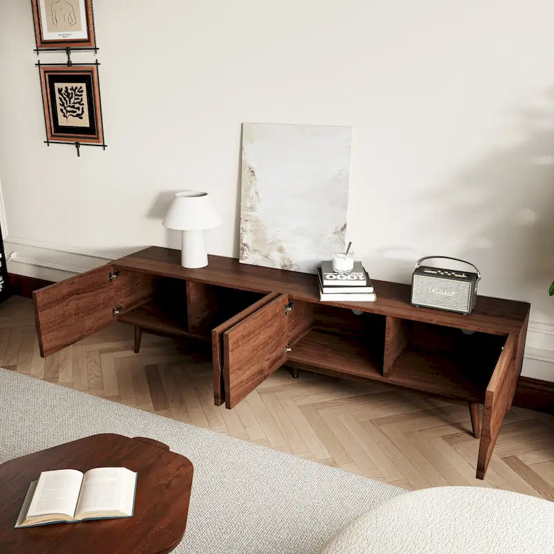 Meuble TV, buffet de rangement, console multimédia-3