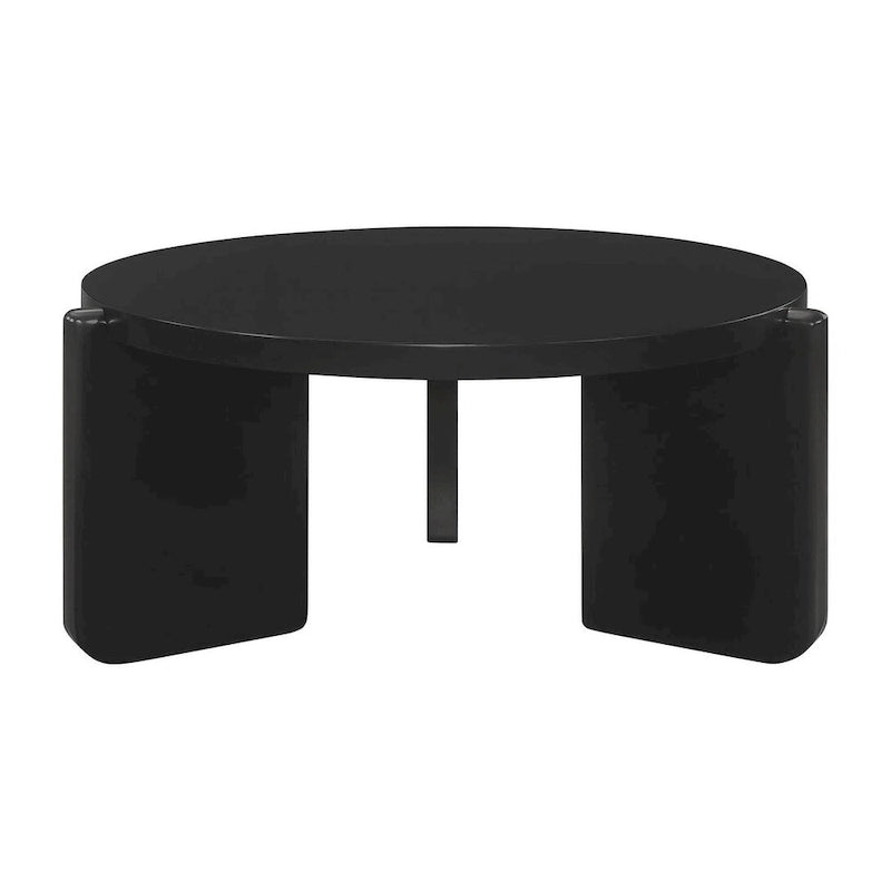 Table basse ronde Harrison Black-3
