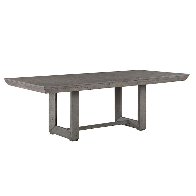 Ensemble de salle à manger 9 pièces avec table à rallonge et 8 chaises rembourrées-6