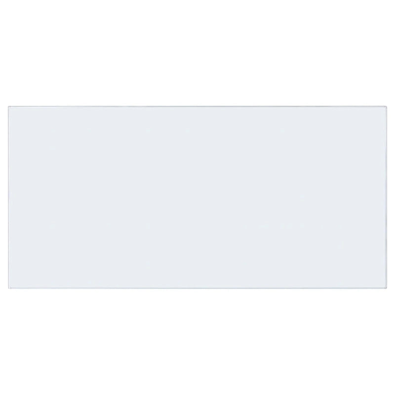 Plateau rectangulaire décontracté en verre trempé transparent-11