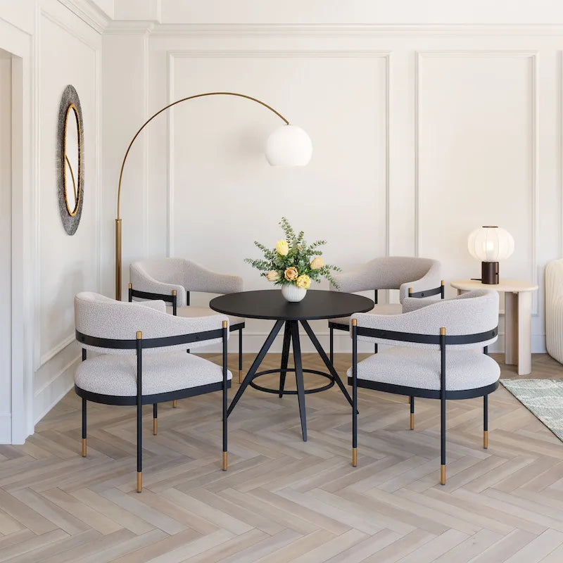 Chaise de salle à manger Zadar Gris brumeux