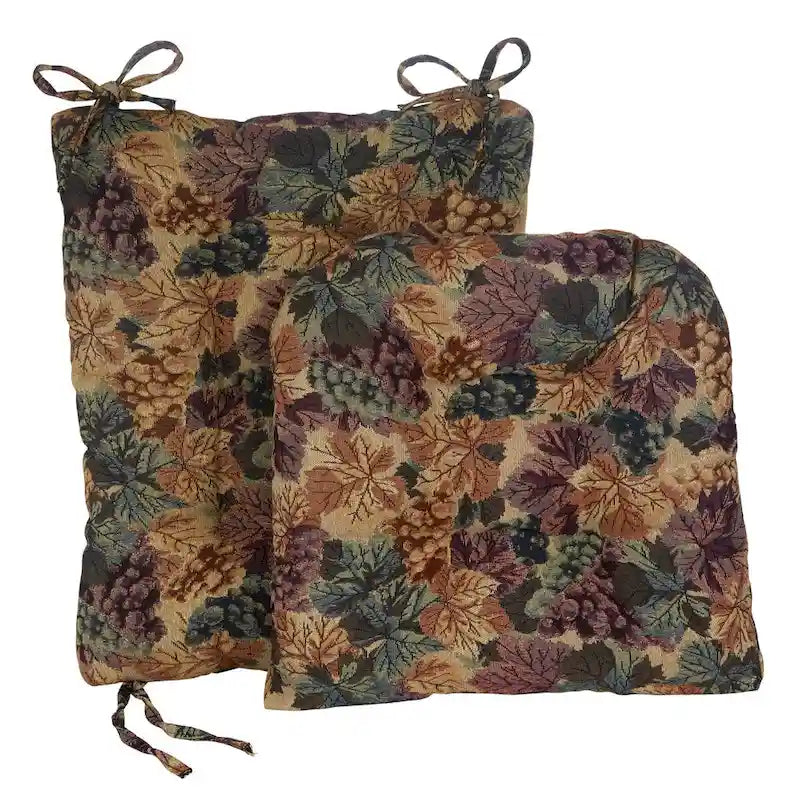 Gripper Jumbo Cabernet Rocking Chair Cushion Set
