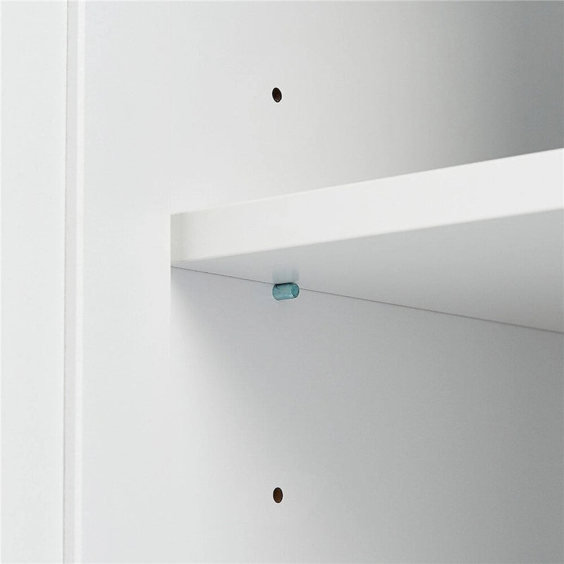 Armoire de rangement haute et large avec portes pour salle de bain, trois tiroirs-14